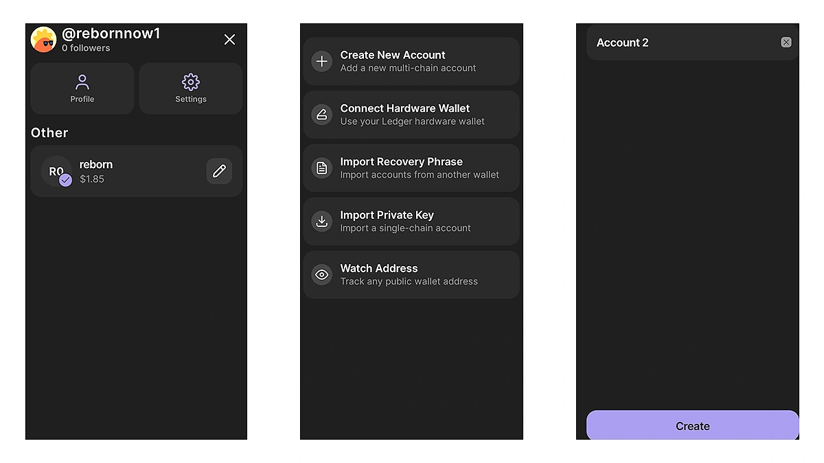 Phantom wallet Base blockchain setup