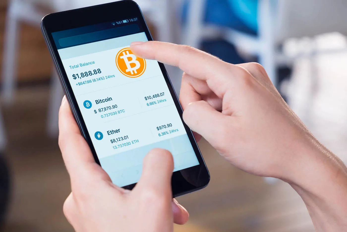 Diverse group of people using smartphones to access DeFi apps on Base blockchain, illustrating inclusivity and accessibility in decentralized finance for 2025.